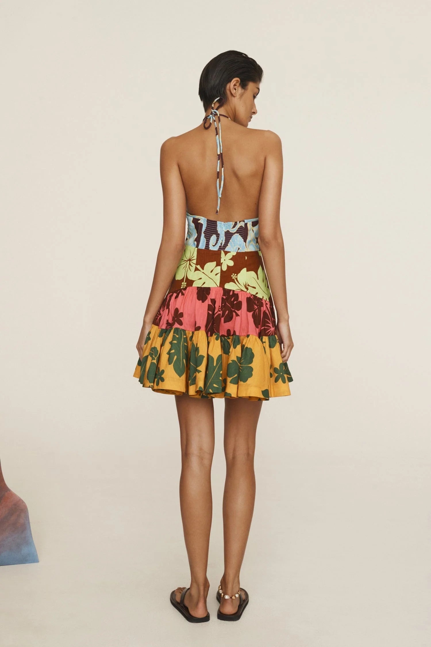 Poppy Spliced Mini Dress - 4