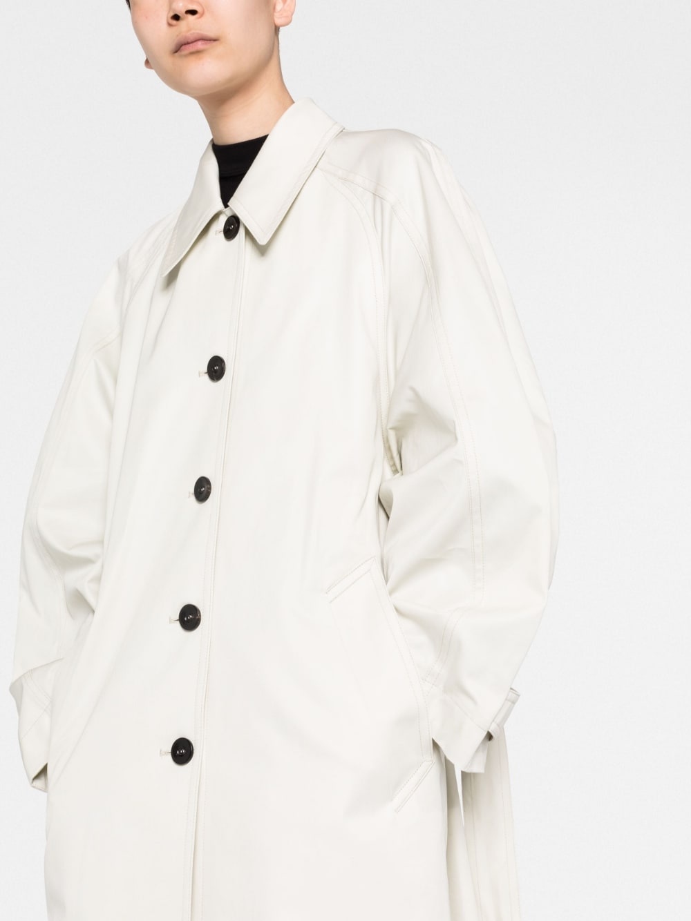 belted trench coat - 5