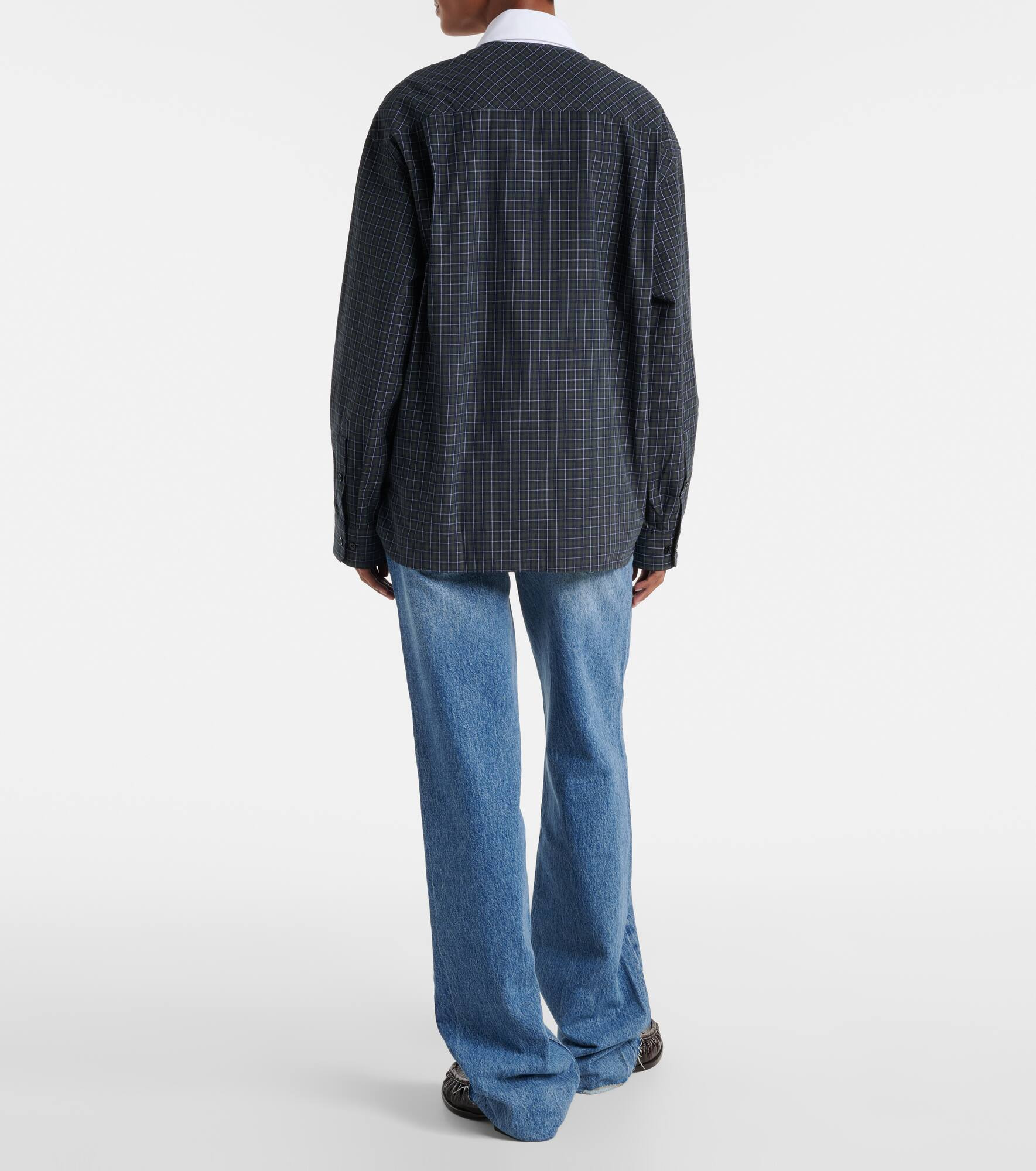 Hylan checked cotton shirt - 3