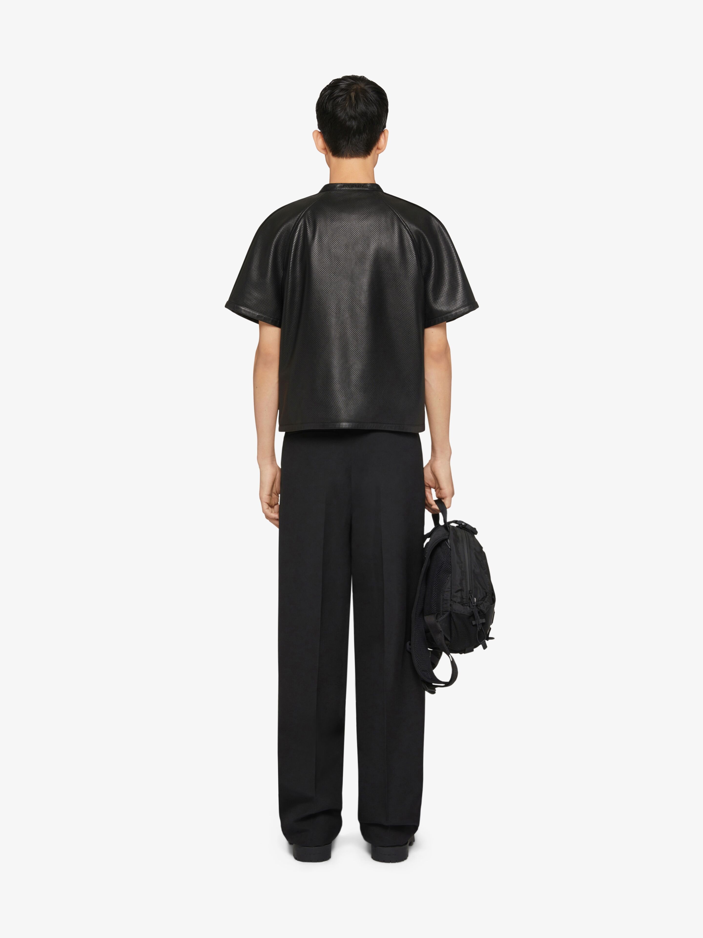 JACKET IN PERFORATED LEATHER - 4