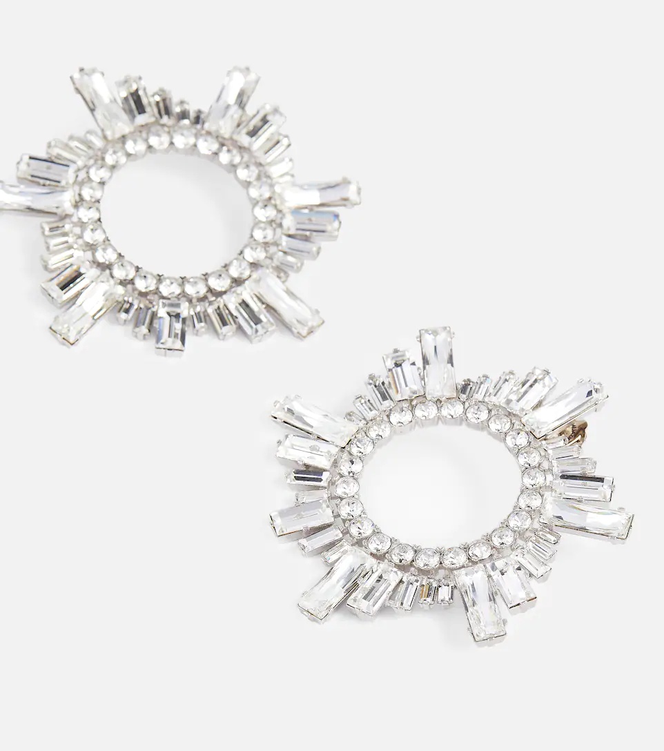 Begum crystal-embellished earrings - 4