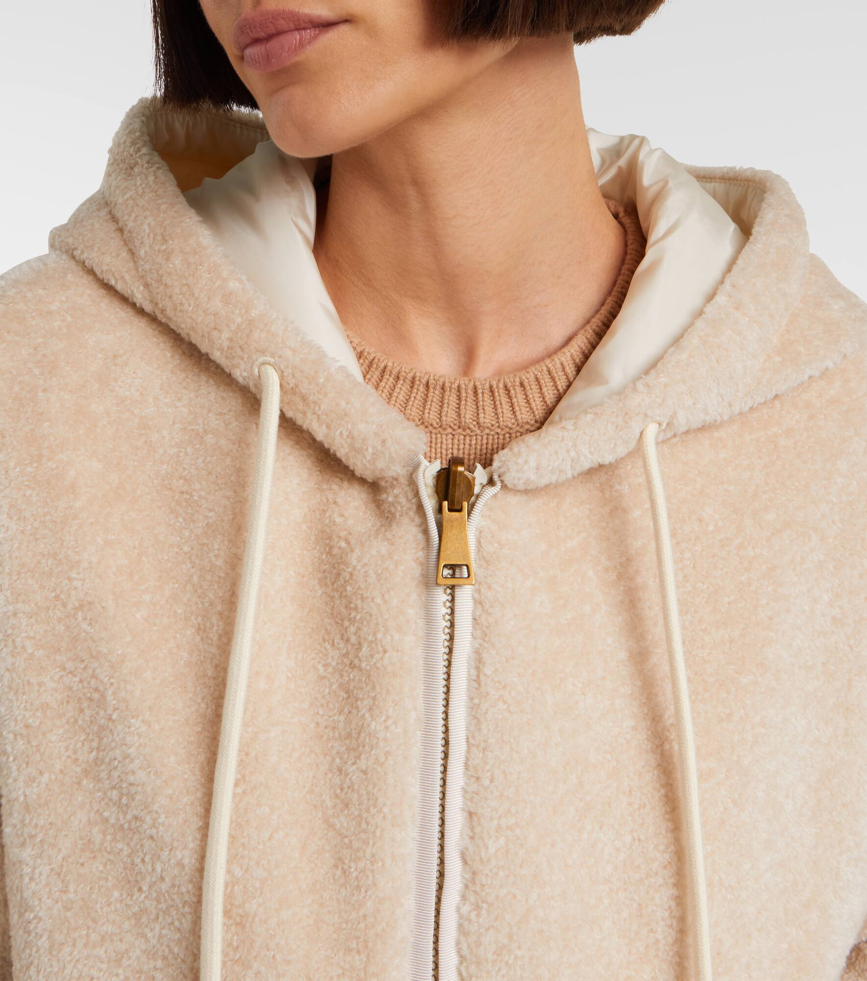 Terry zip-up hoodie - 4
