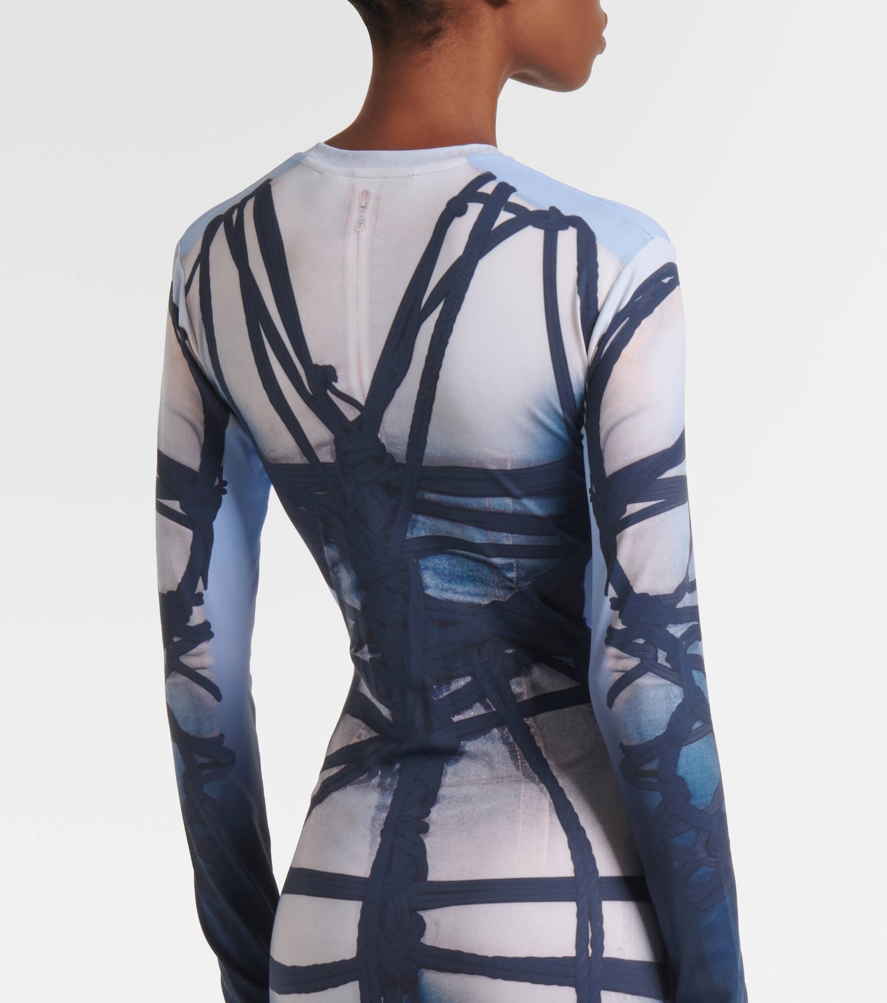 Printed maxi dress - 6