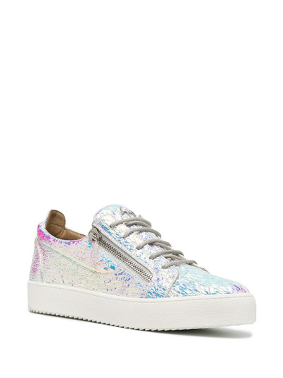 Giuseppe Zanotti low top holographic effect sneakers outlook