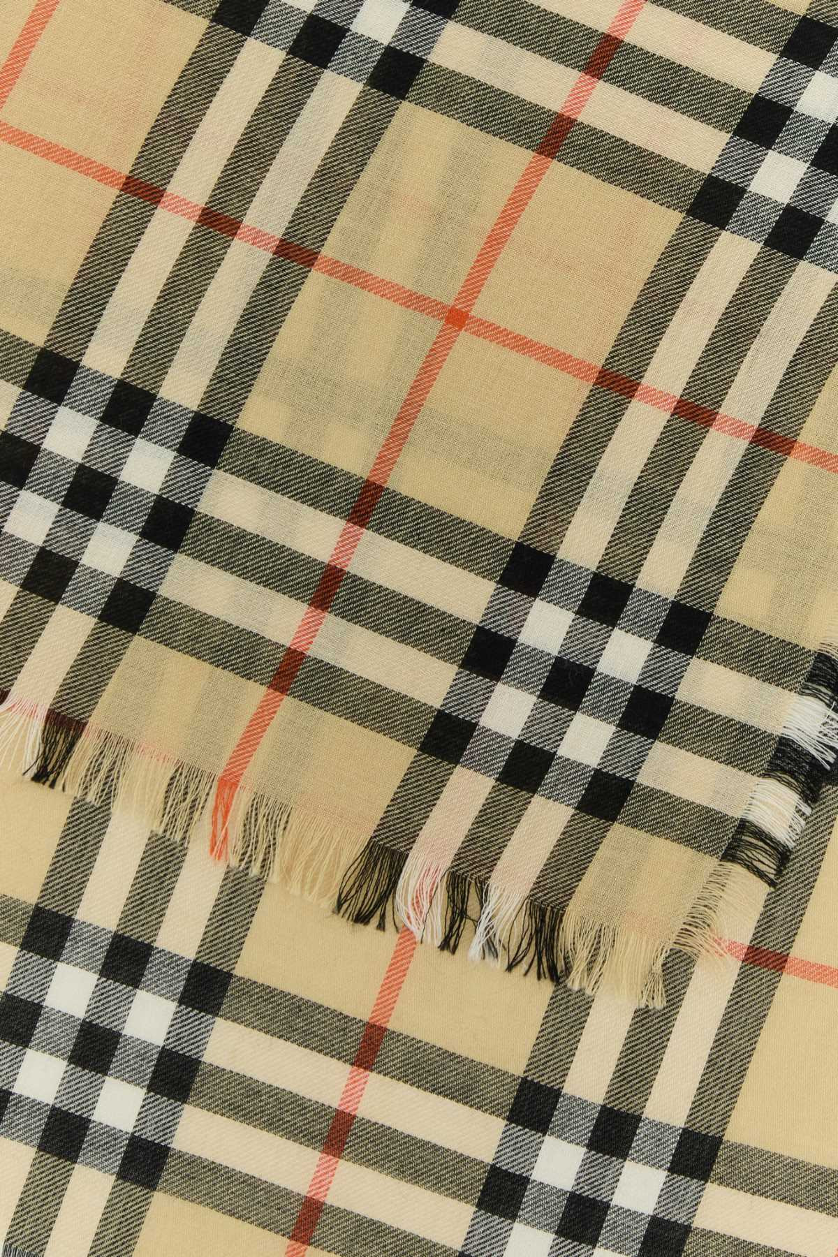 Burberry Women Embroidered Cashmere Blend Scarf - 2