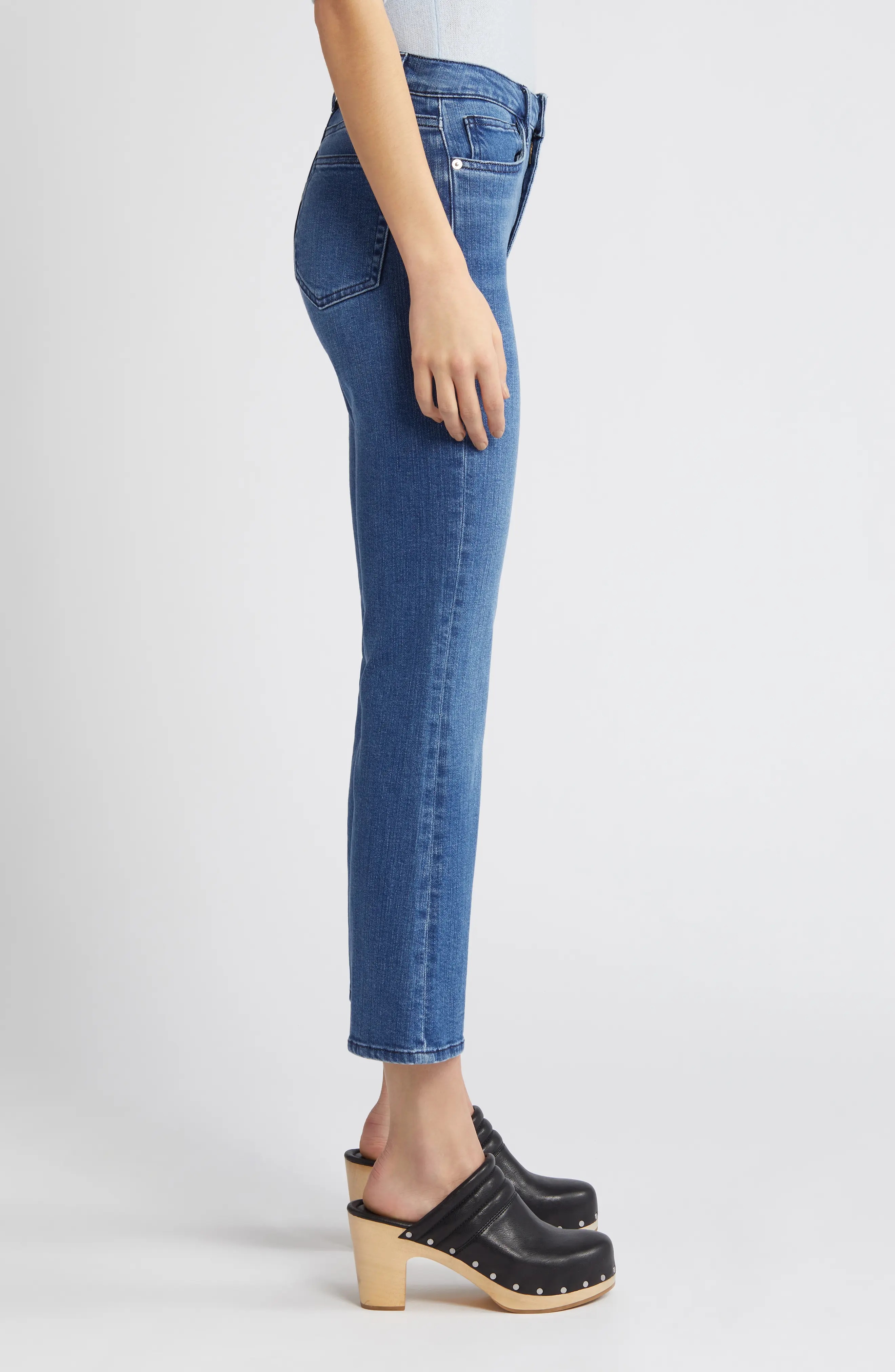 Le Crop Mid Rise Mini Boot Jeans - 3