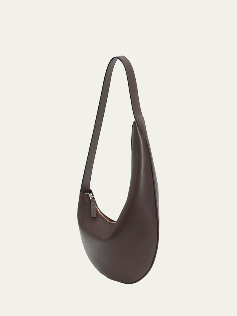 AESTHER EKME Lune Mini Zip Calfskin Hobo Bag outlook