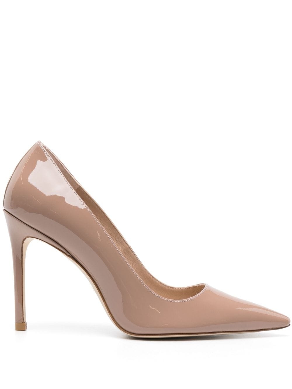 Stuart 100mm leather pumps - 1