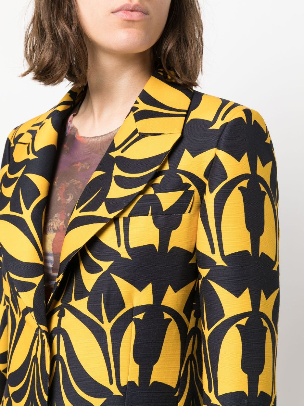 24/7 Papyrus-print cady blazer - 5