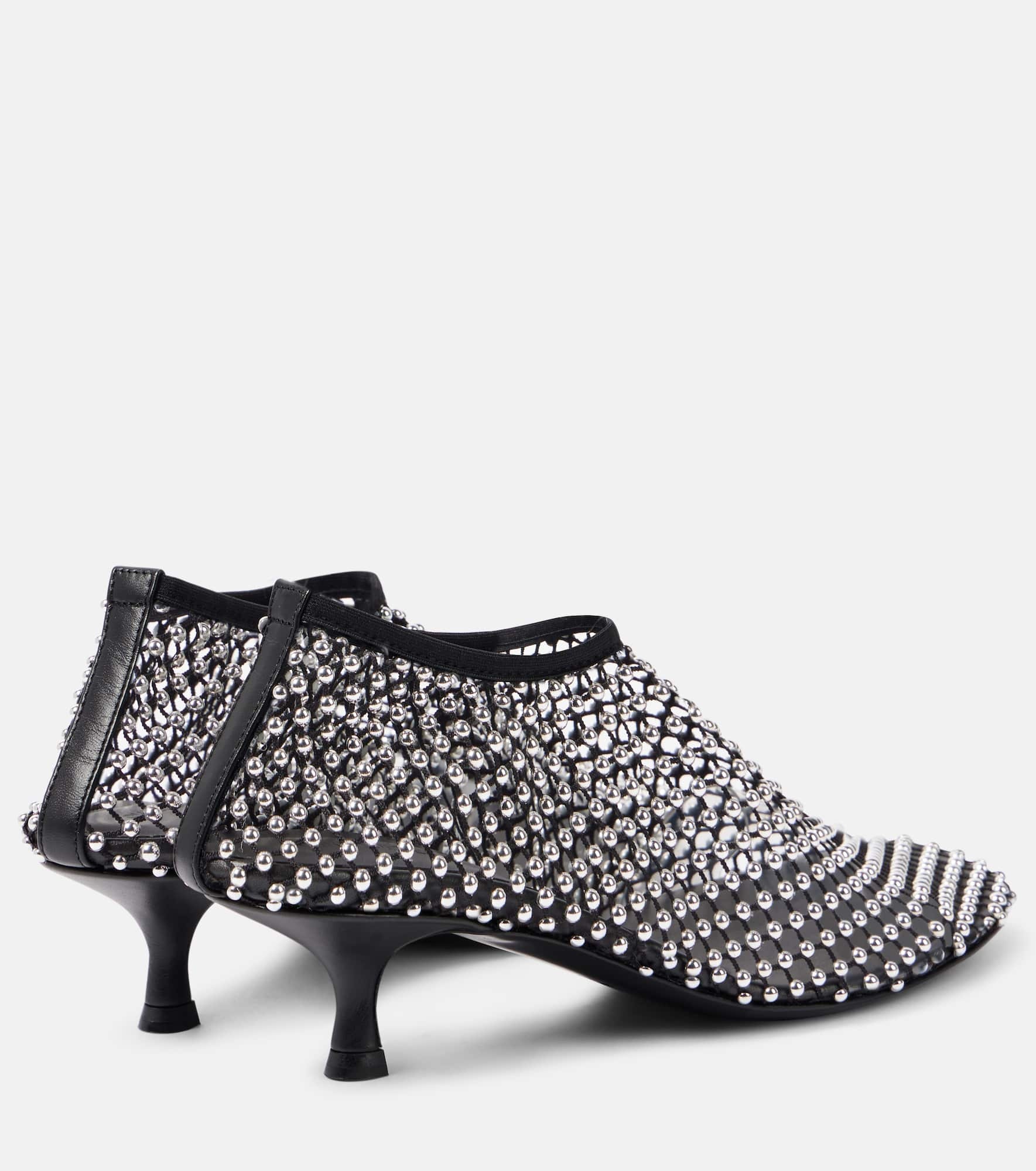 Minette embellished fishnet pumps - 2