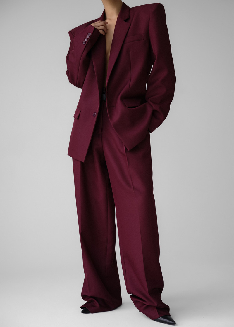 Jun Blazer - Burgundy 17