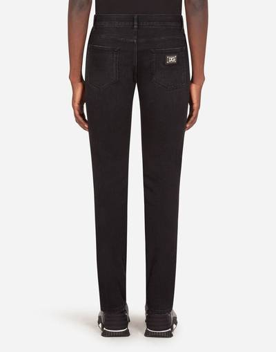 Dolce & Gabbana Washed black skinny stretch jeans outlook