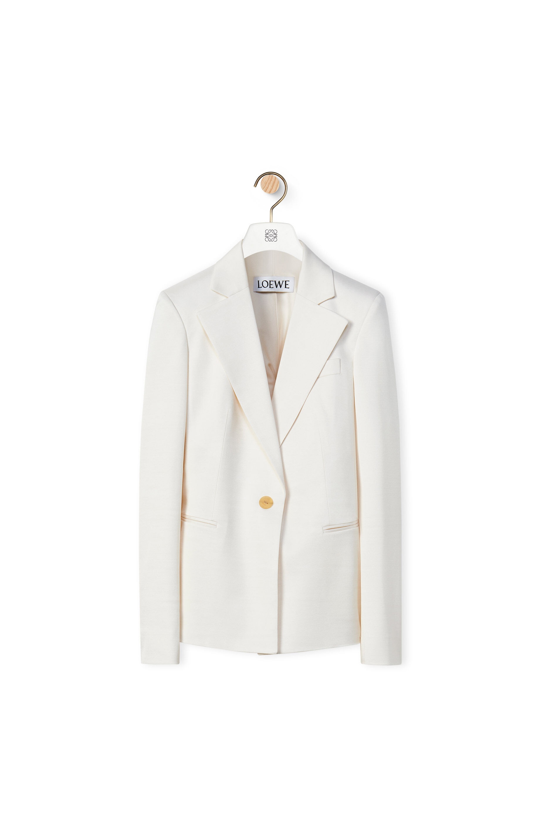 Twisted jacket in wool and silk - 1
