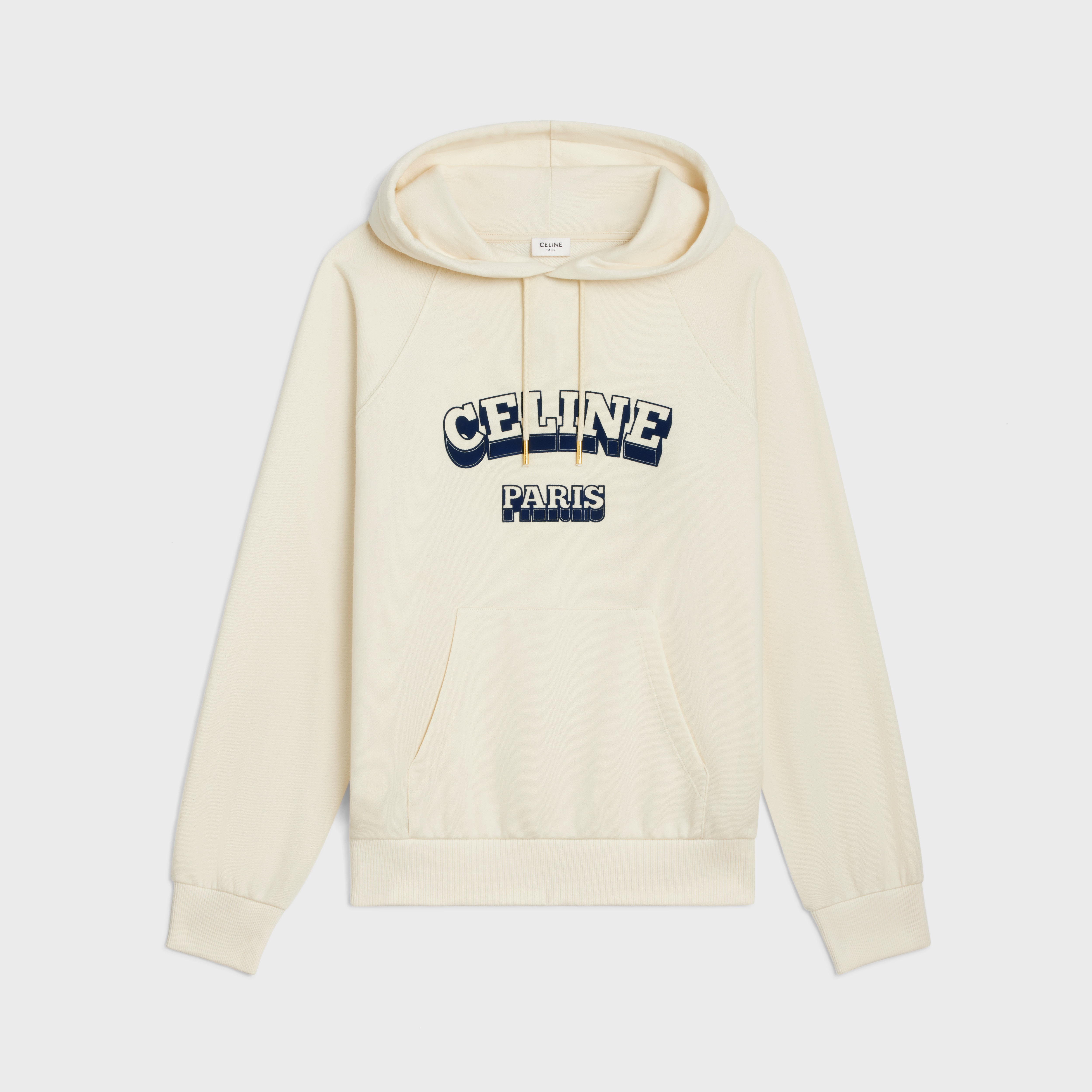 Celine paris 70'S HOODIE in cotton and cashmere - 1