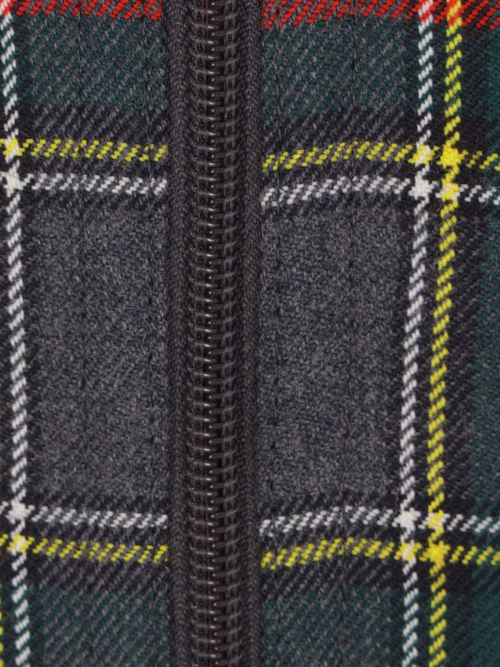 tartan zip-front top - 4