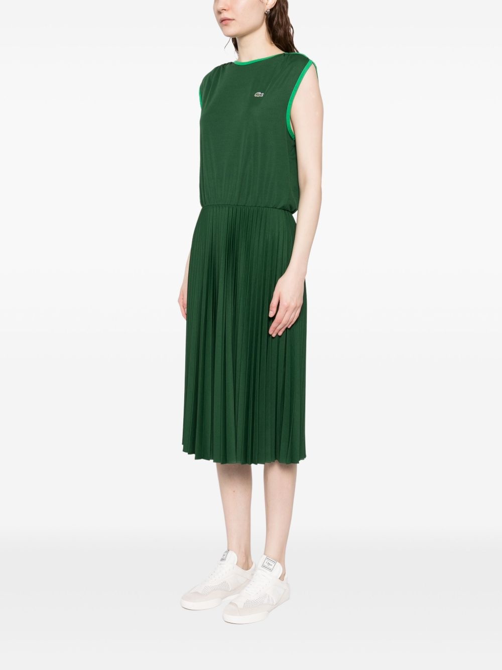 sleeveless pleated dress - 3
