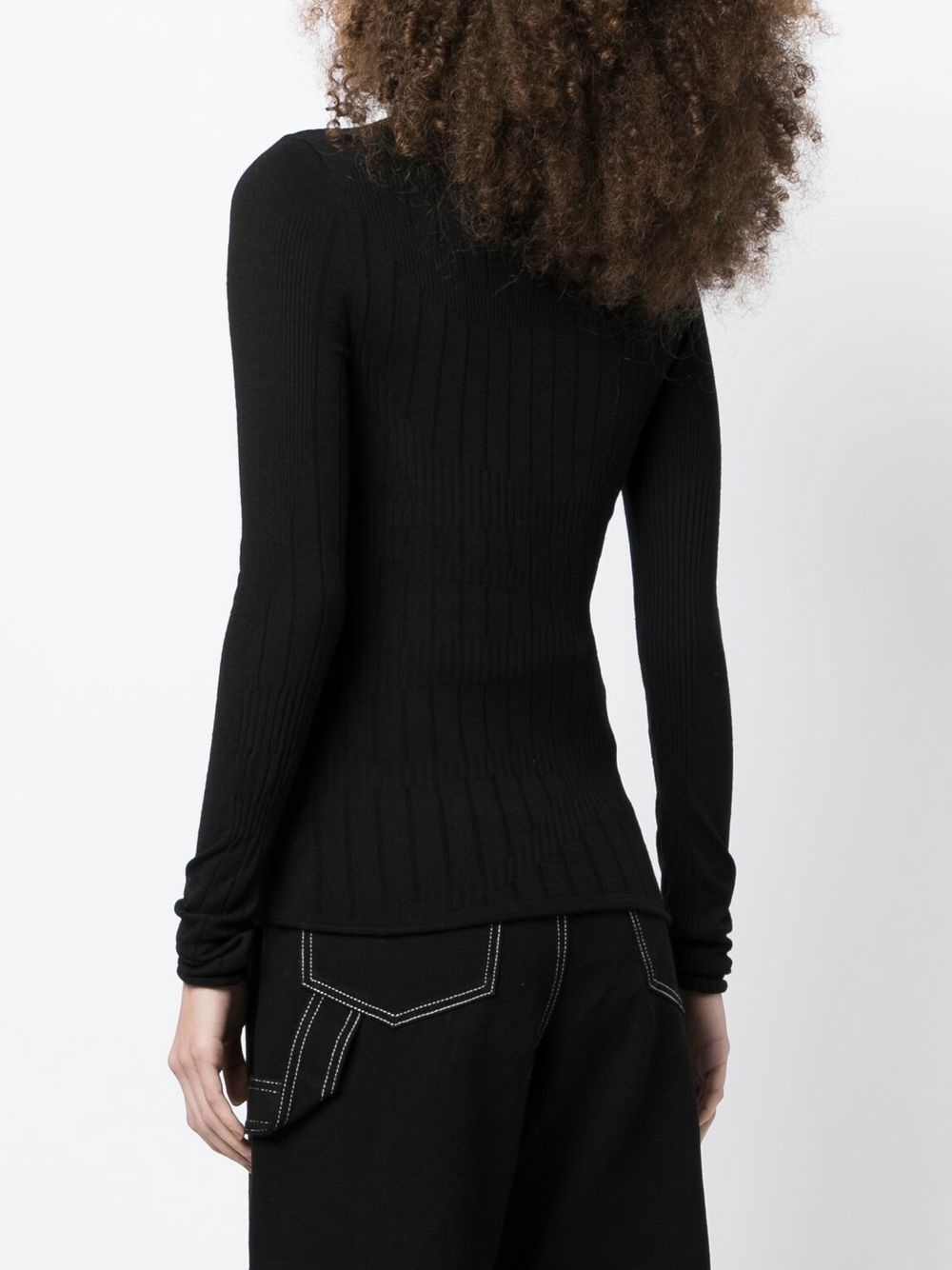 intarsia-detail knit jumper - 5