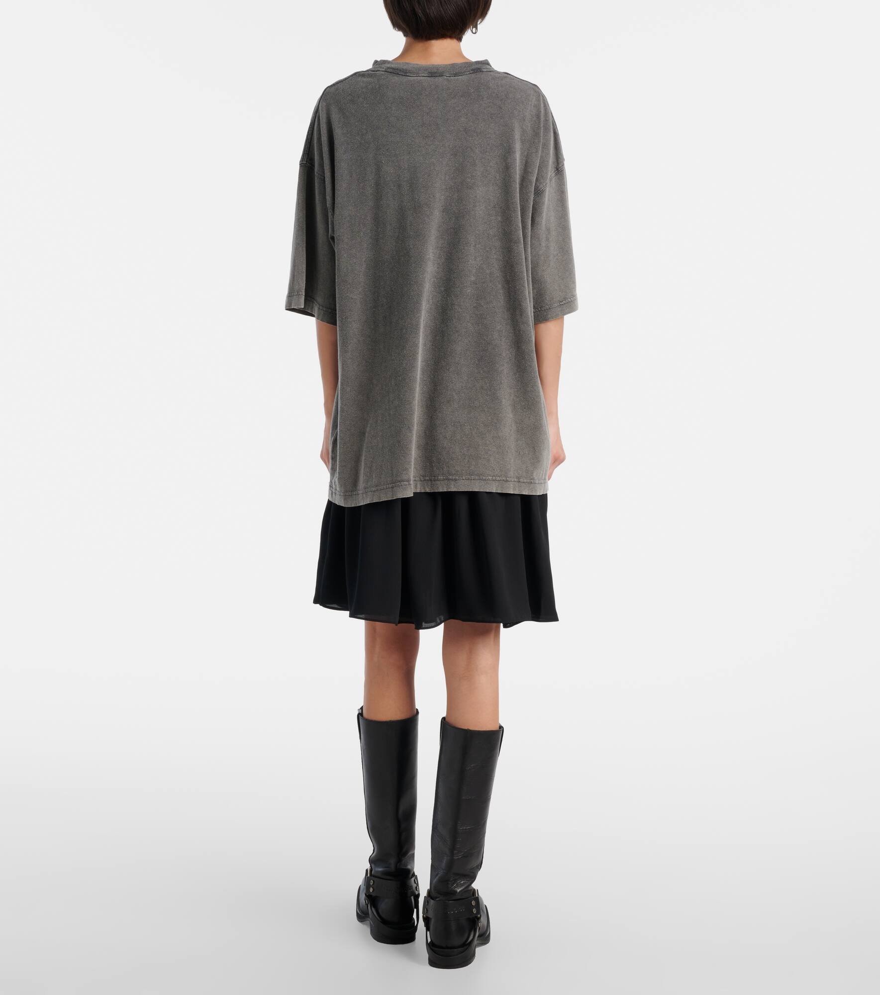 Ennie logo cotton minidress - 3