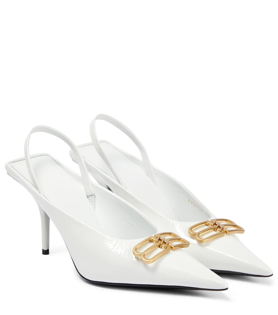 Square Knife BB slingback pumps - 1