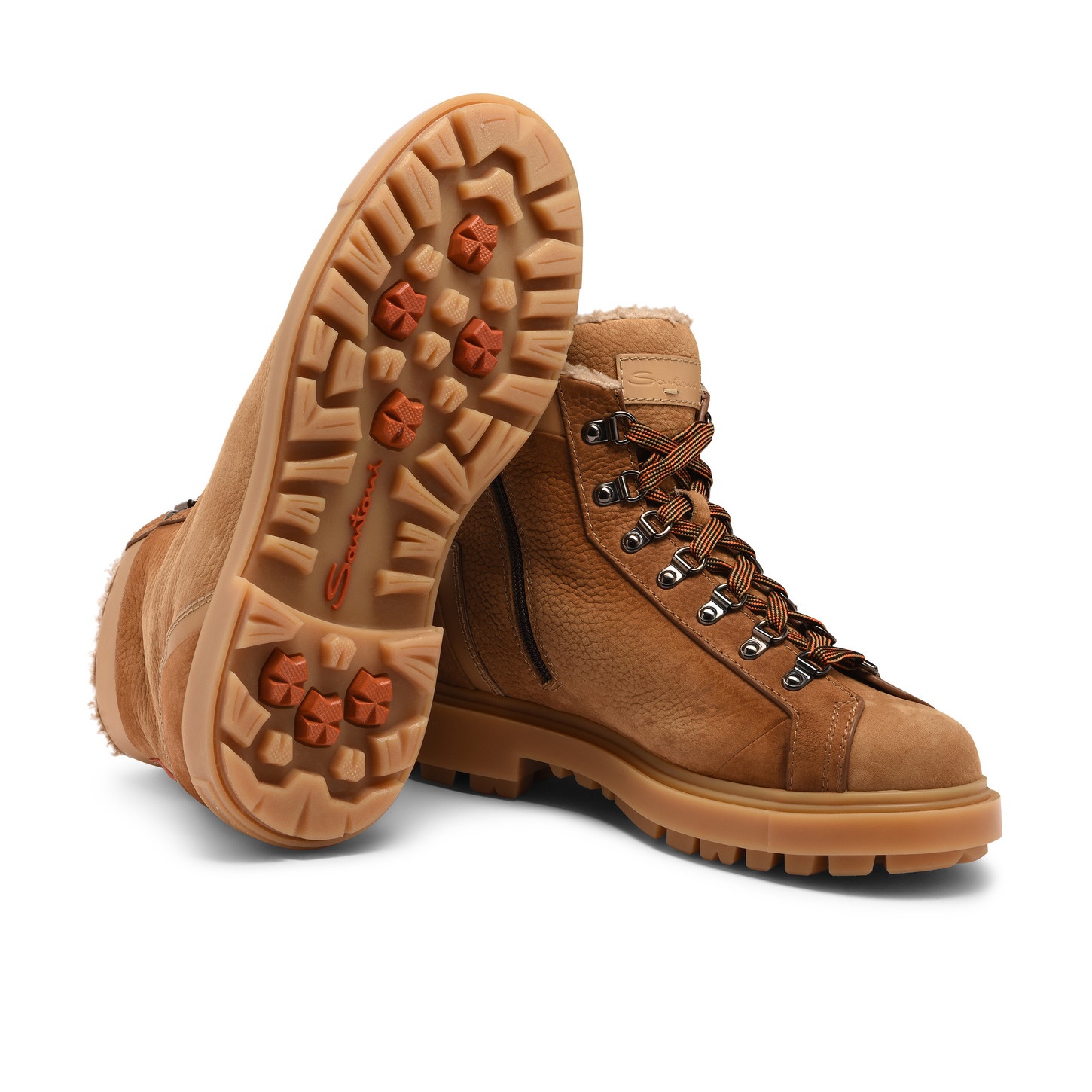 Men’s brown nubuck hiking boot - 4