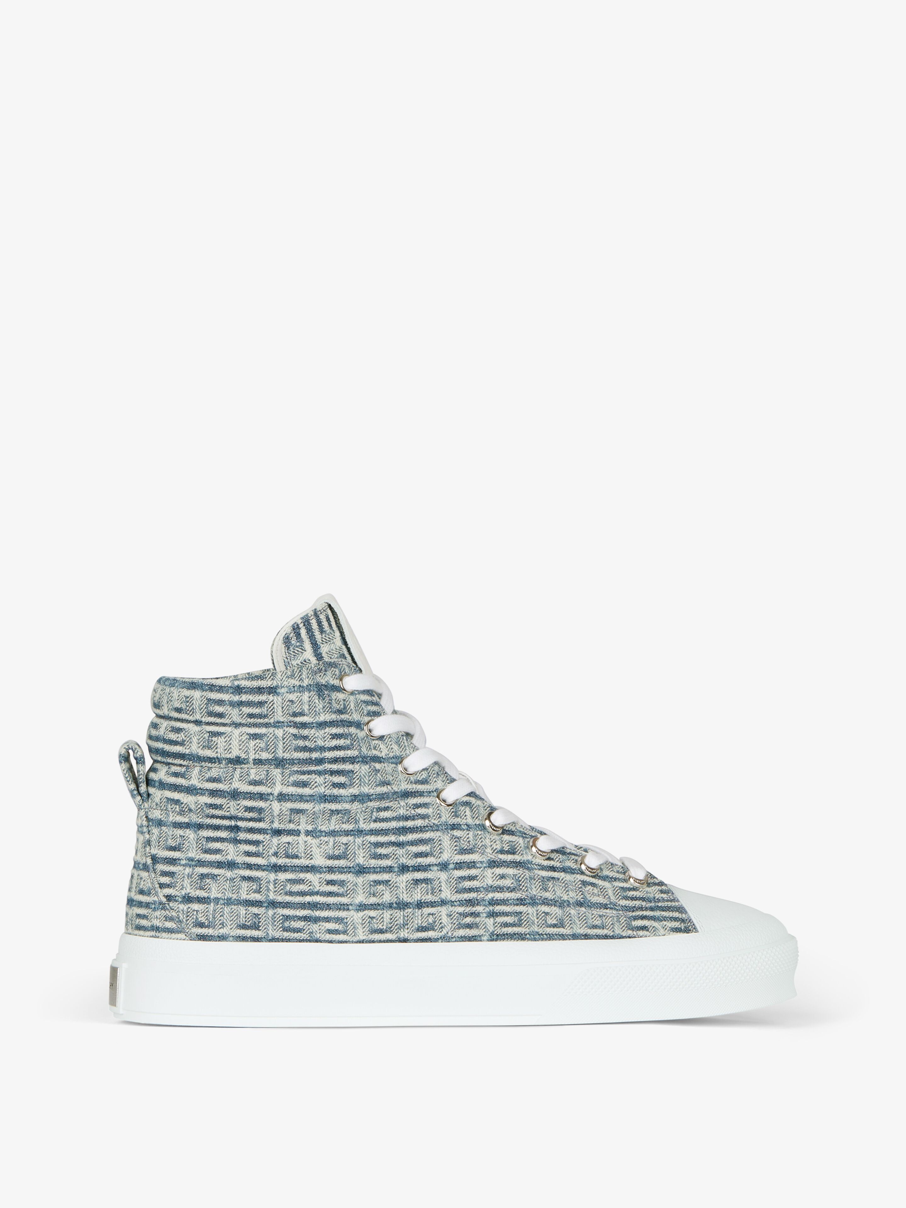 CITY HIGH-TOP SNEAKERS IN 4G JACQUARD - 1