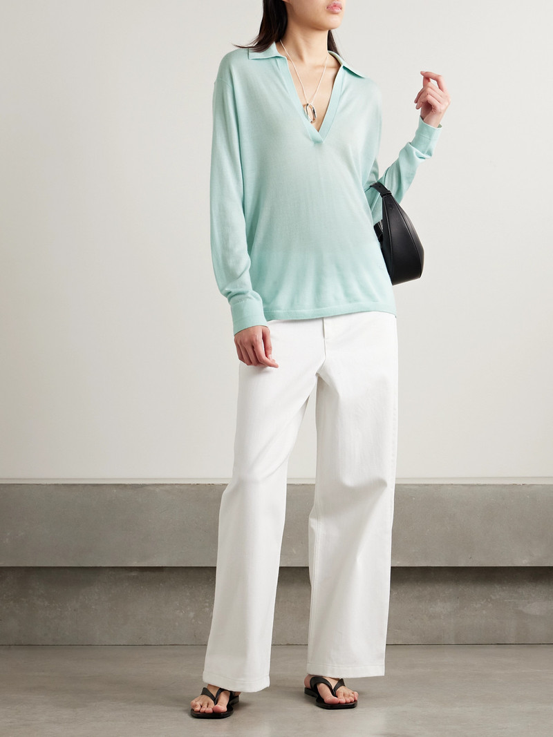MARIA McMANUS Cashmere Polo Top outlook