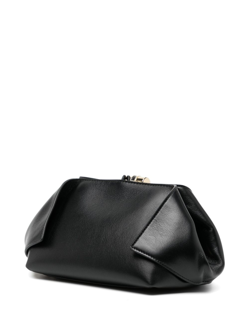 leather clutch bag - 3