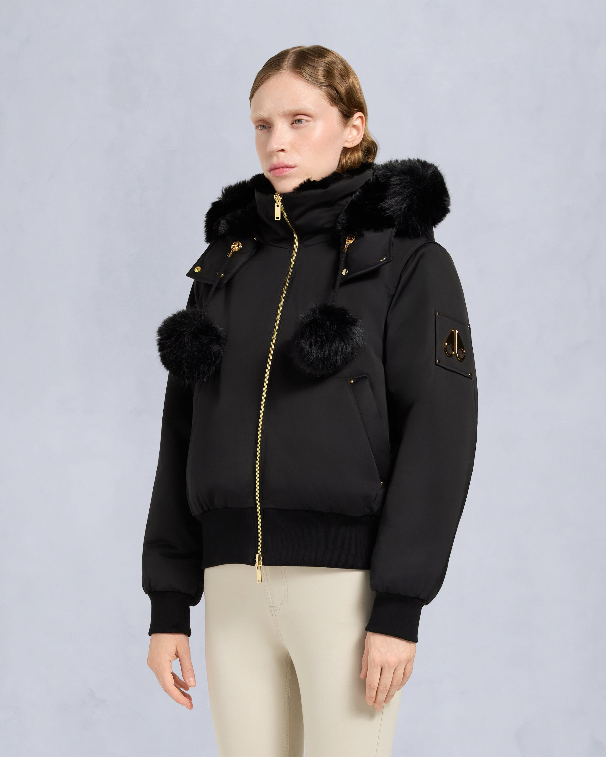 GOLD SERIES ORIGINAL SATIN DEBBIE BOMBER JACKET - 4