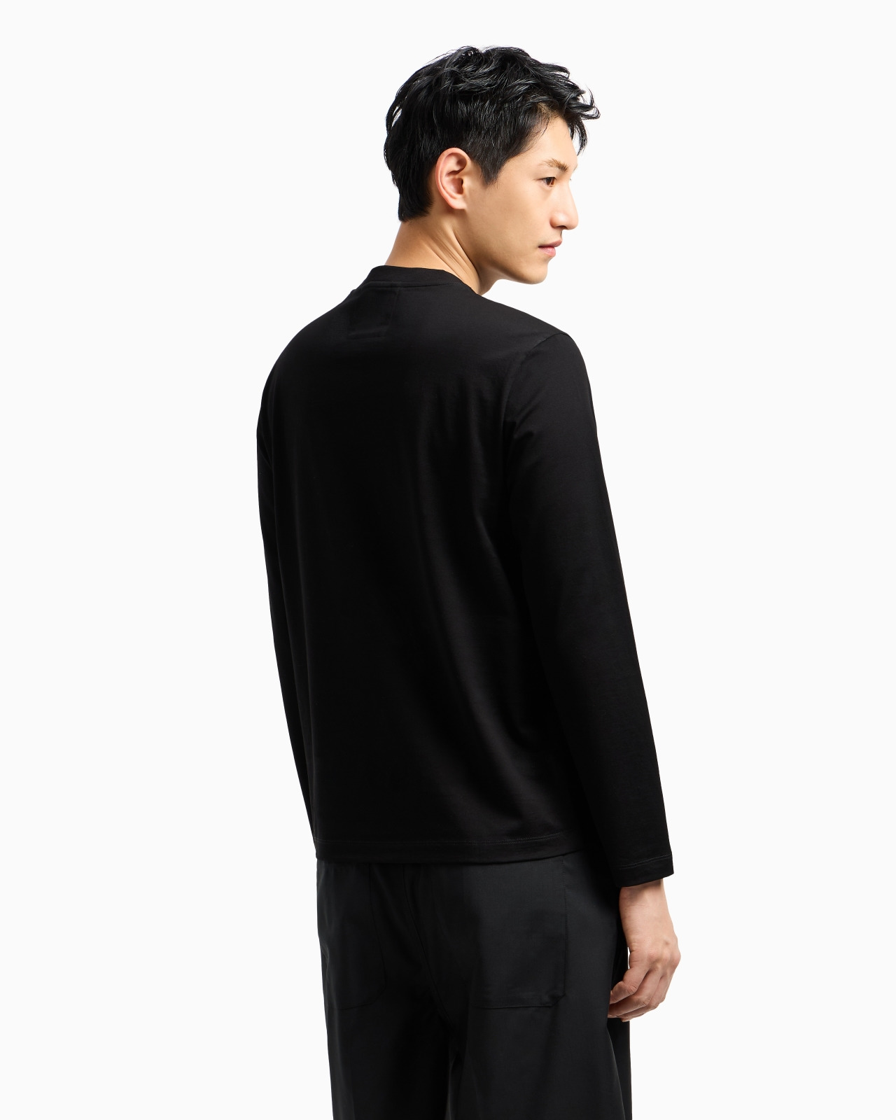 JERSEY JUMPER WITH JACQUARD LOGO - 3