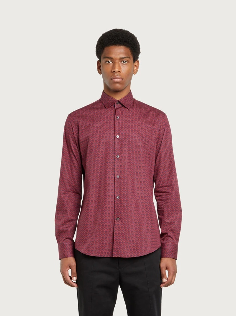 FERRAGAMO GANCINI PRINT SHIRT outlook