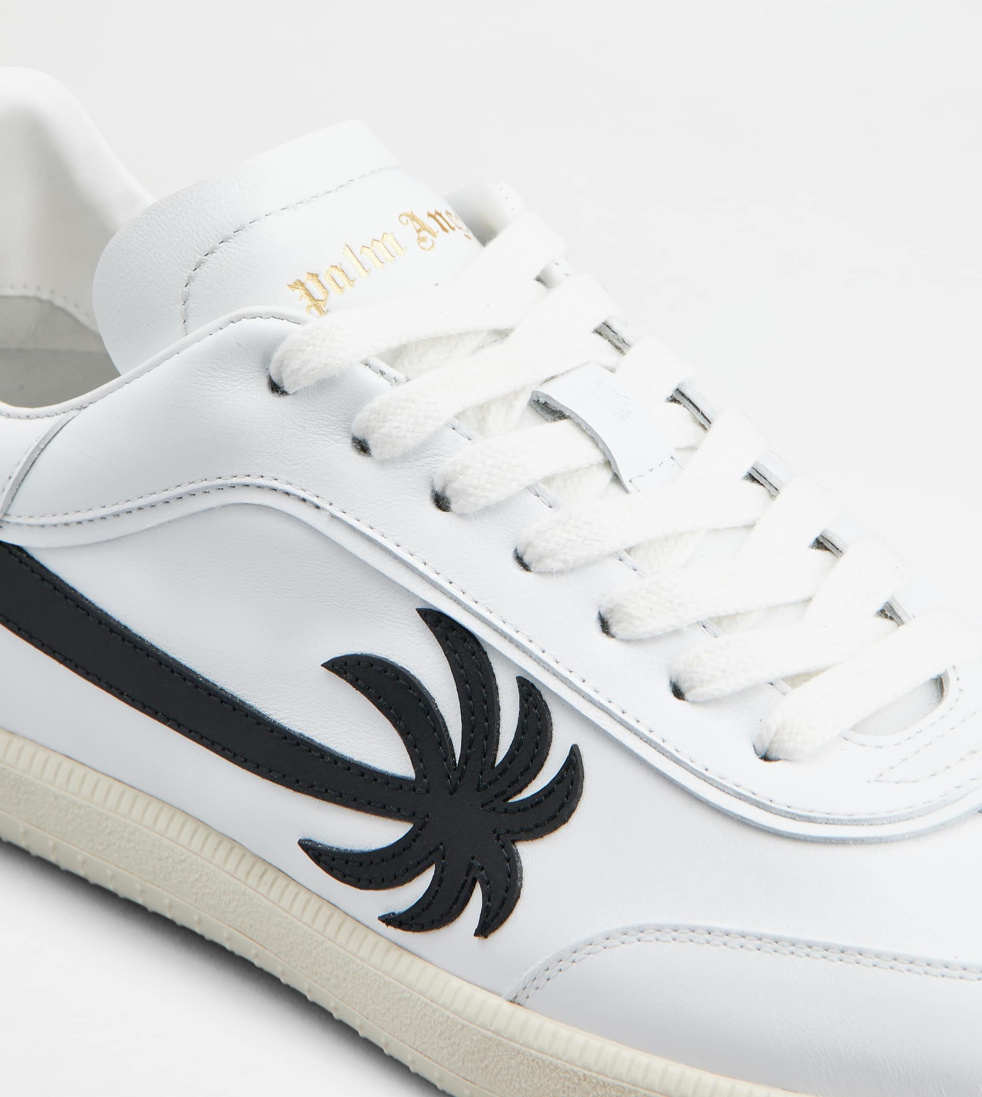 TOD'S TABS SNEAKERS PALM ANGELS IN LEATHER - WHITE, BLACK - 5