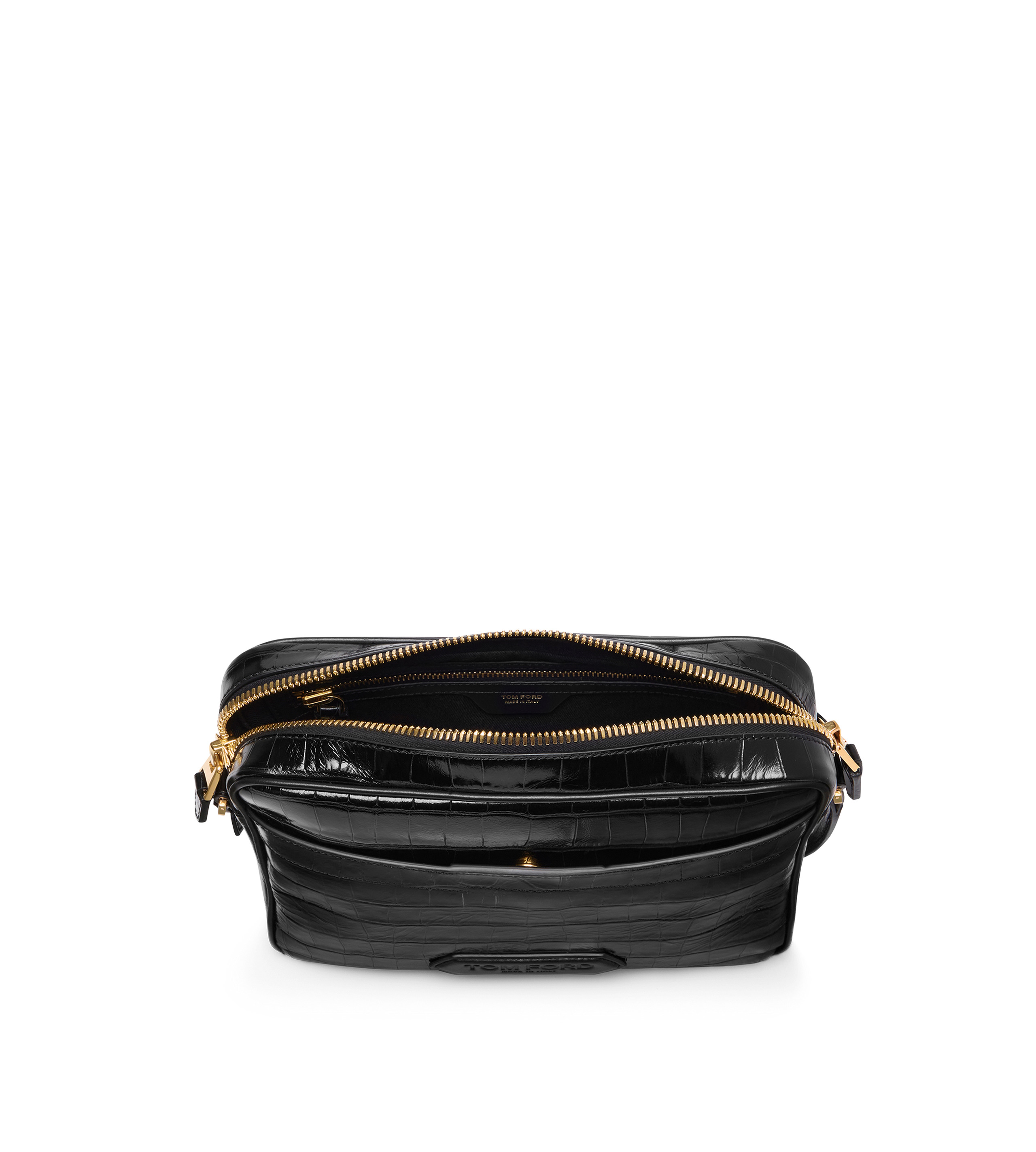PRINTED CROC SMALL MESSENGER - 4