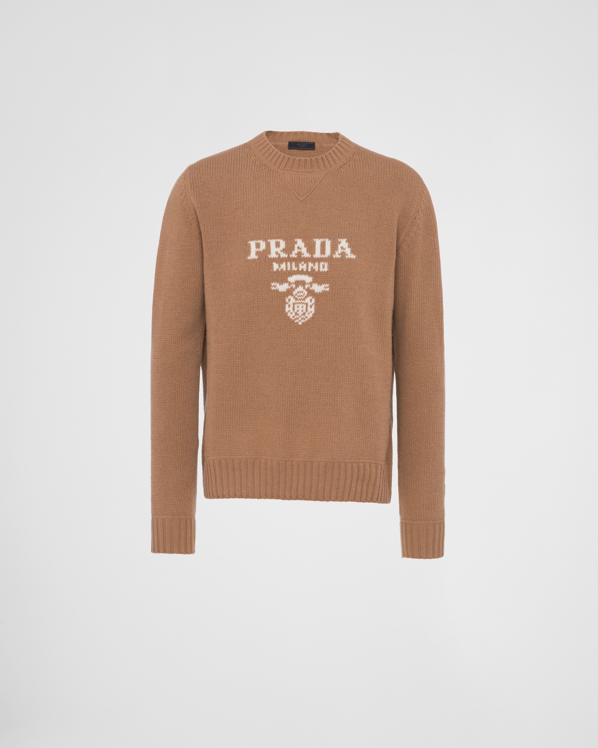 Wool and cashmere crew-neck sweater - 1