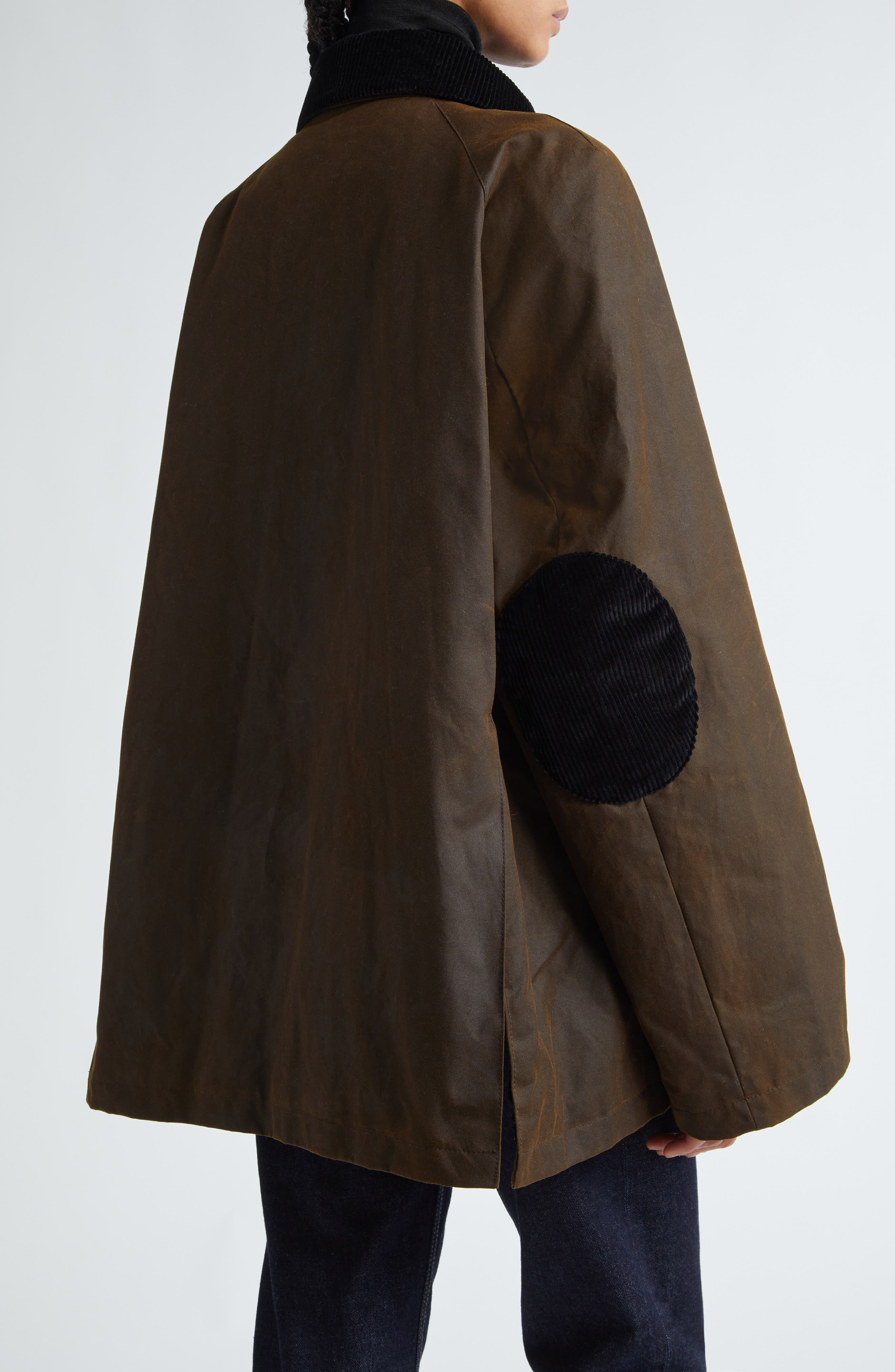TOTEME Country Waxed Organic Cotton Jacket in Bark at Nordstrom - 3