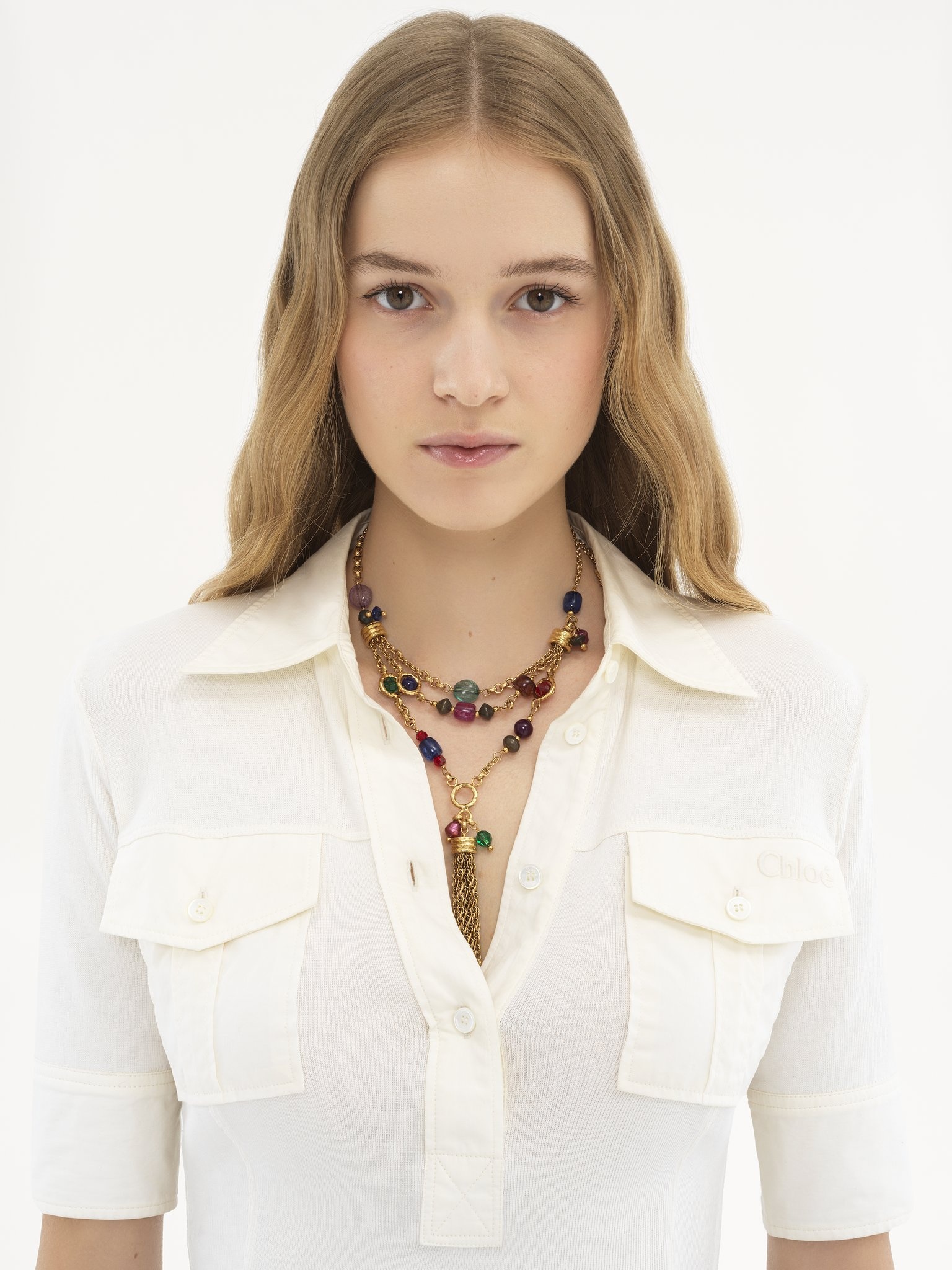 THE CHLOÉ POMPOMS NECKLACE - 2
