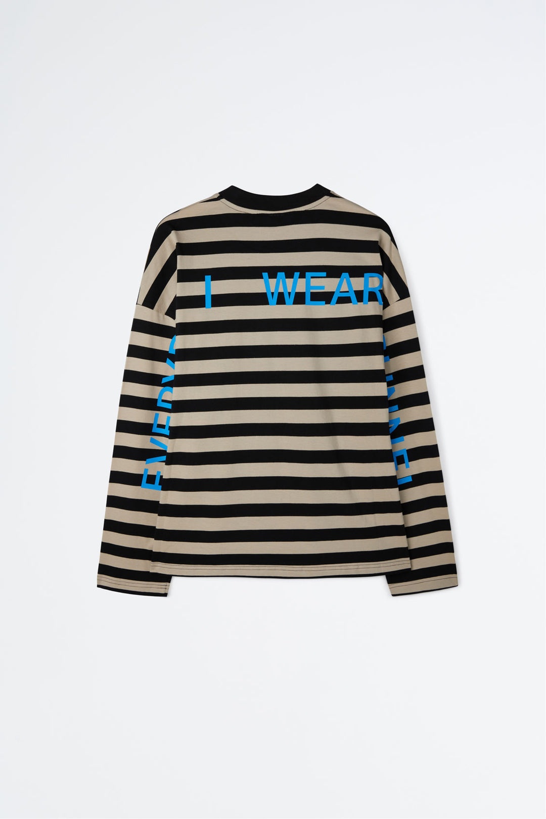 STRIPED 'EVERYDAY I WEAR SUNNEI' LONGSLEEVED T-SHIRT - 3