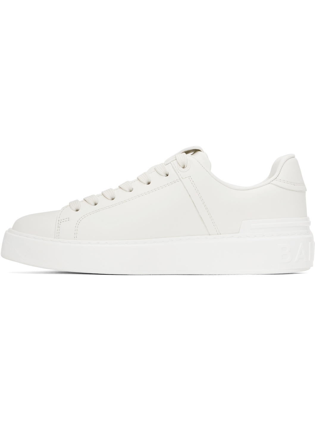 White B-Court Sneakers - 3