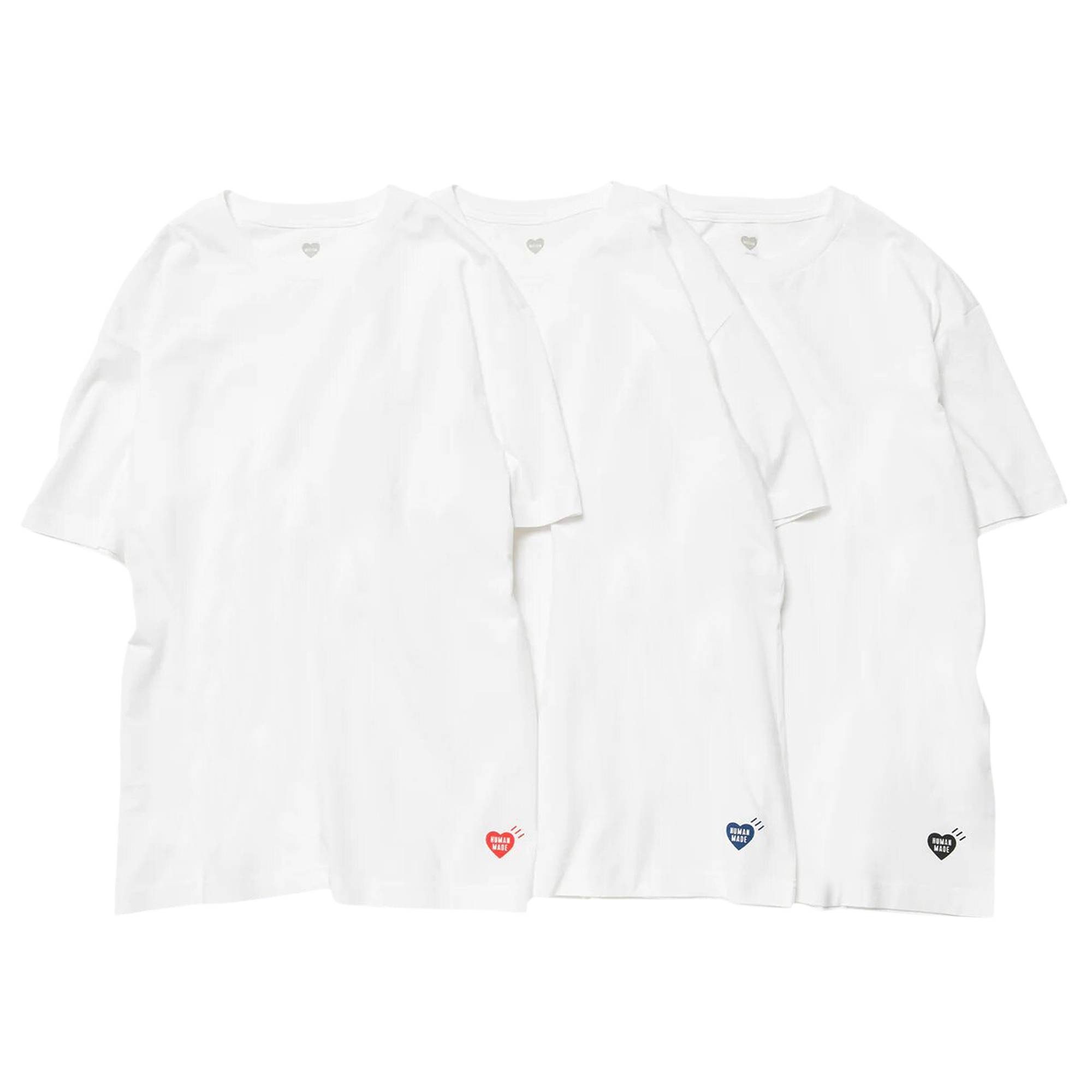 Human Made 3-Pack T-Shirt Set 'White' - 1
