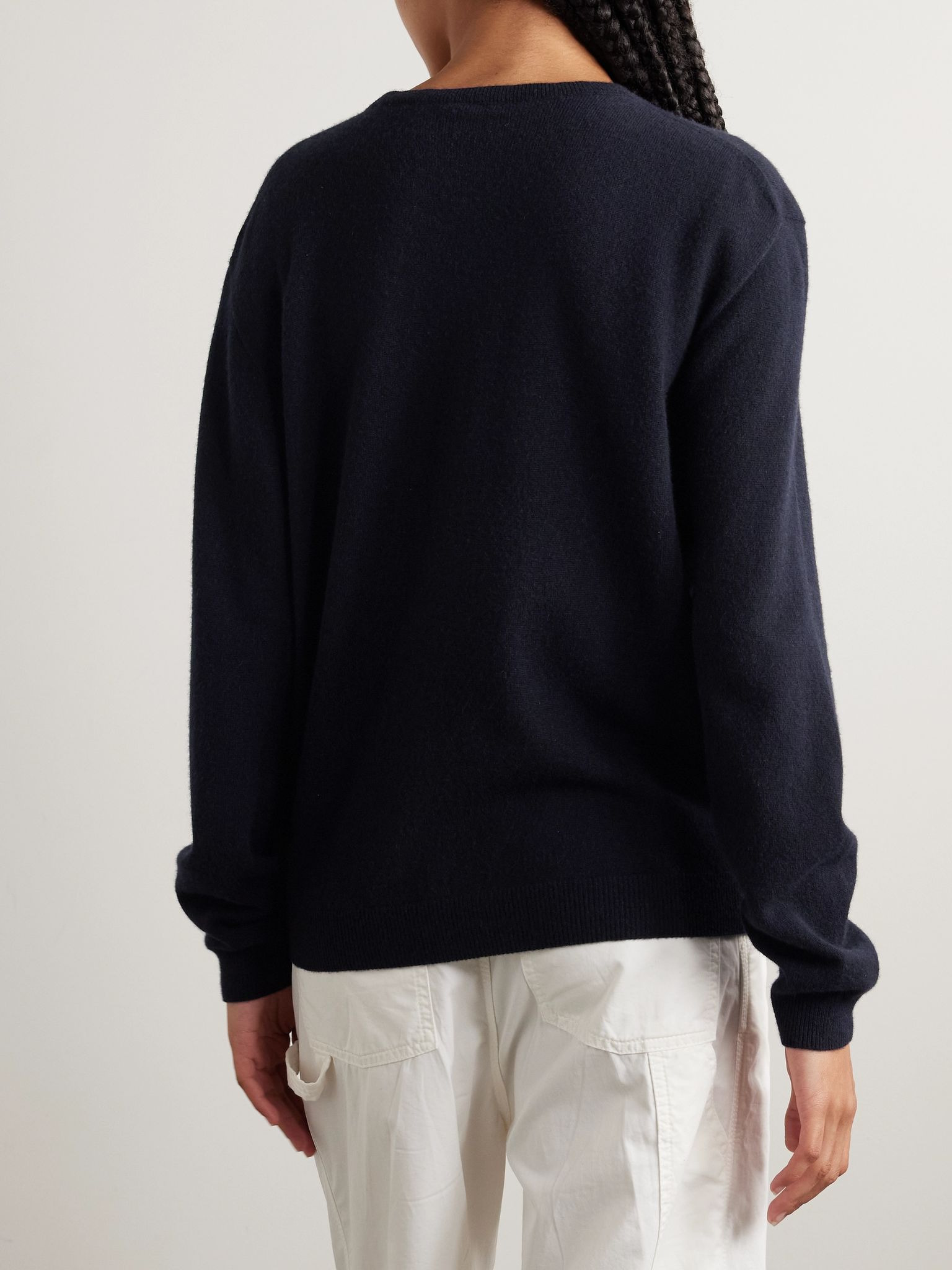 Kisaora cashmere sweater Navy - 3