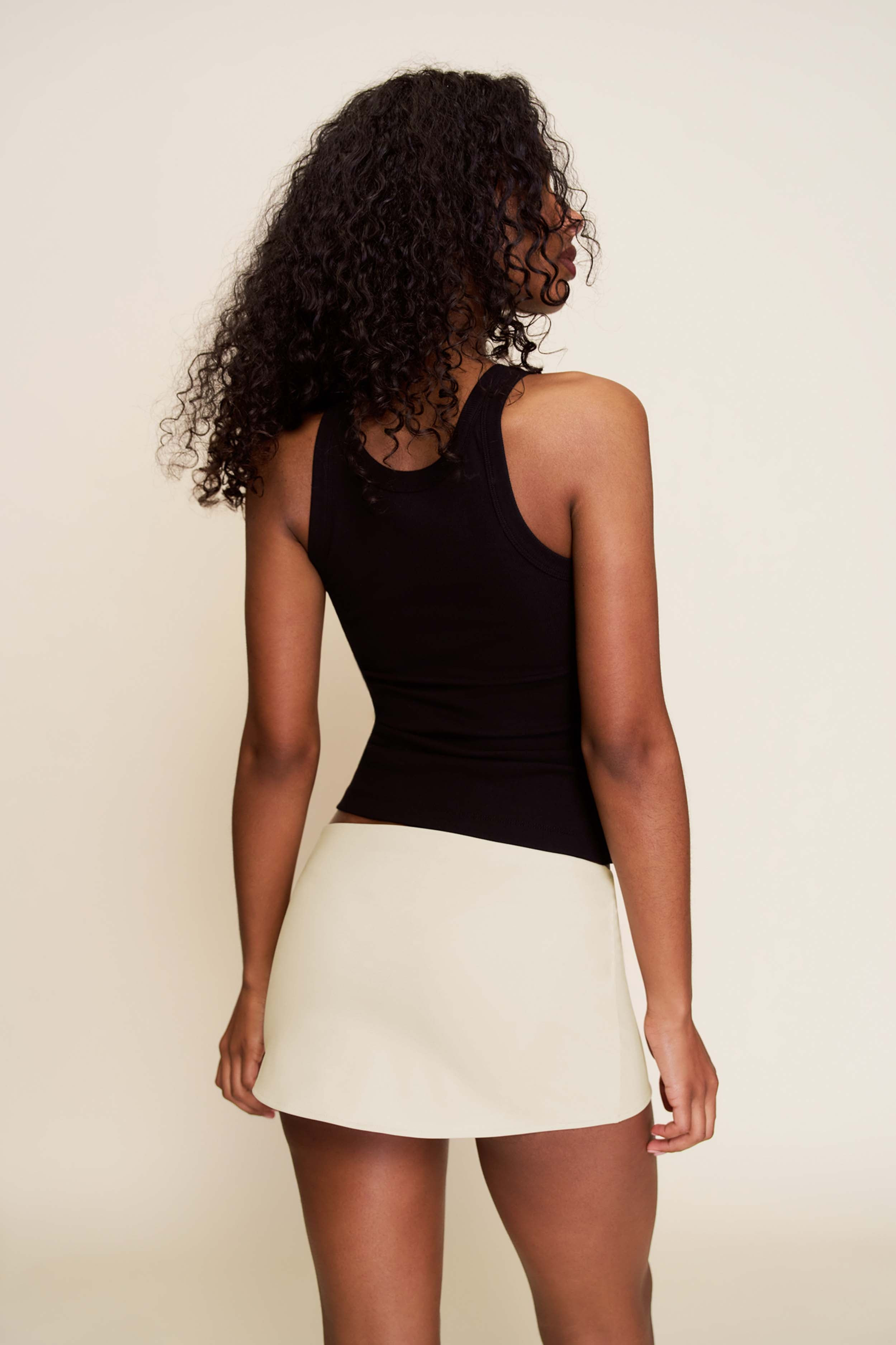 MICRO MINI STRETCH SKIRT - 6