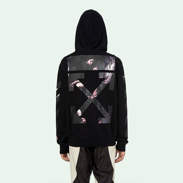 Off-White SS20 Caravaggio Back Arrows Sketch Mens Logo Sweater OMBB034S20E300041088 - 4