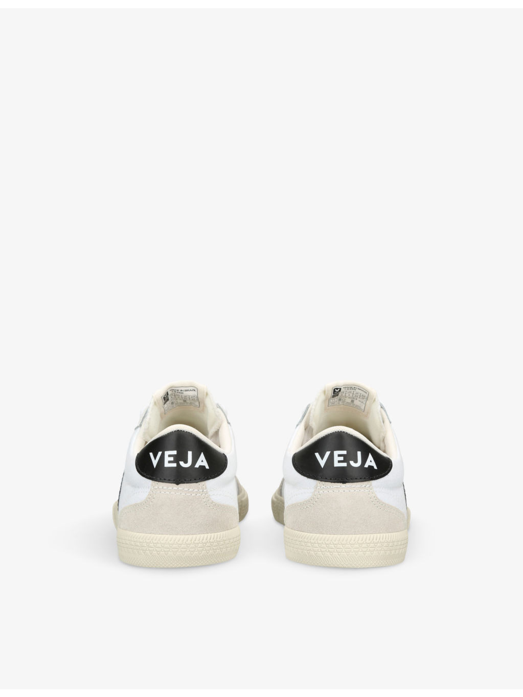 Women's Volley logo-embroidered canvas low-top trainers - 4