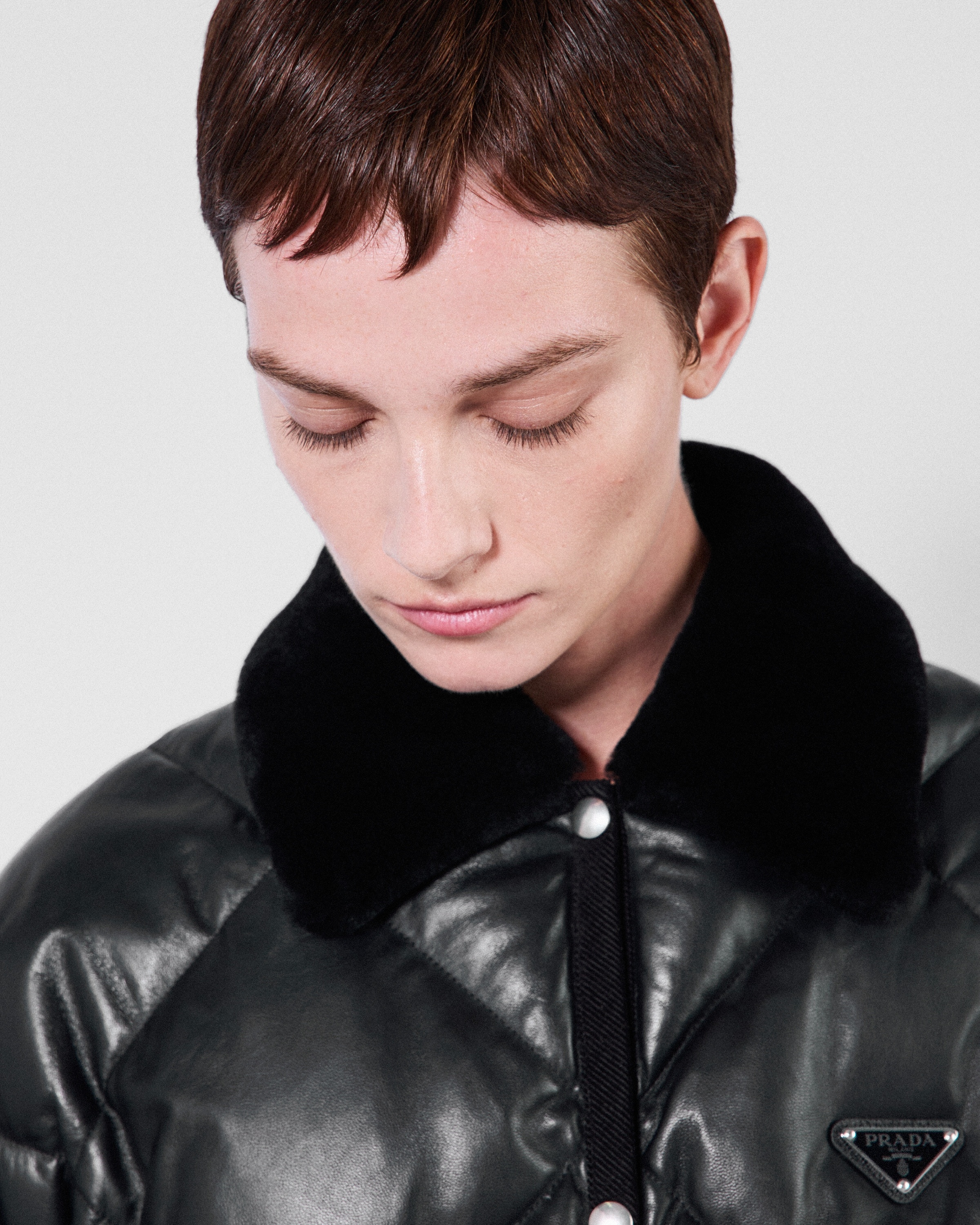 Quilted nappa leather caban - 6