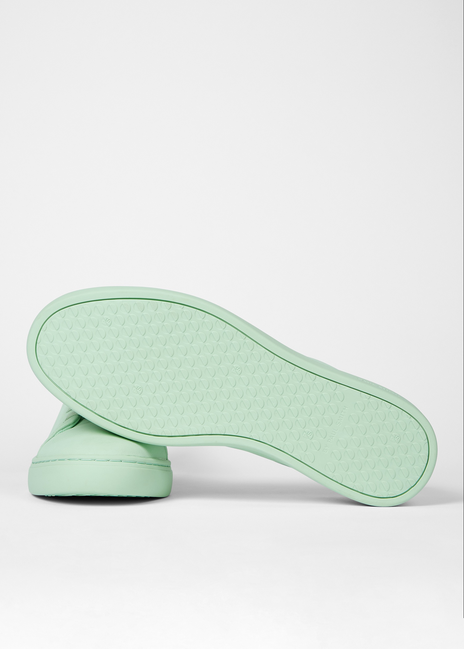 Mint Green Nubuck 'Lee' Trainers - 4