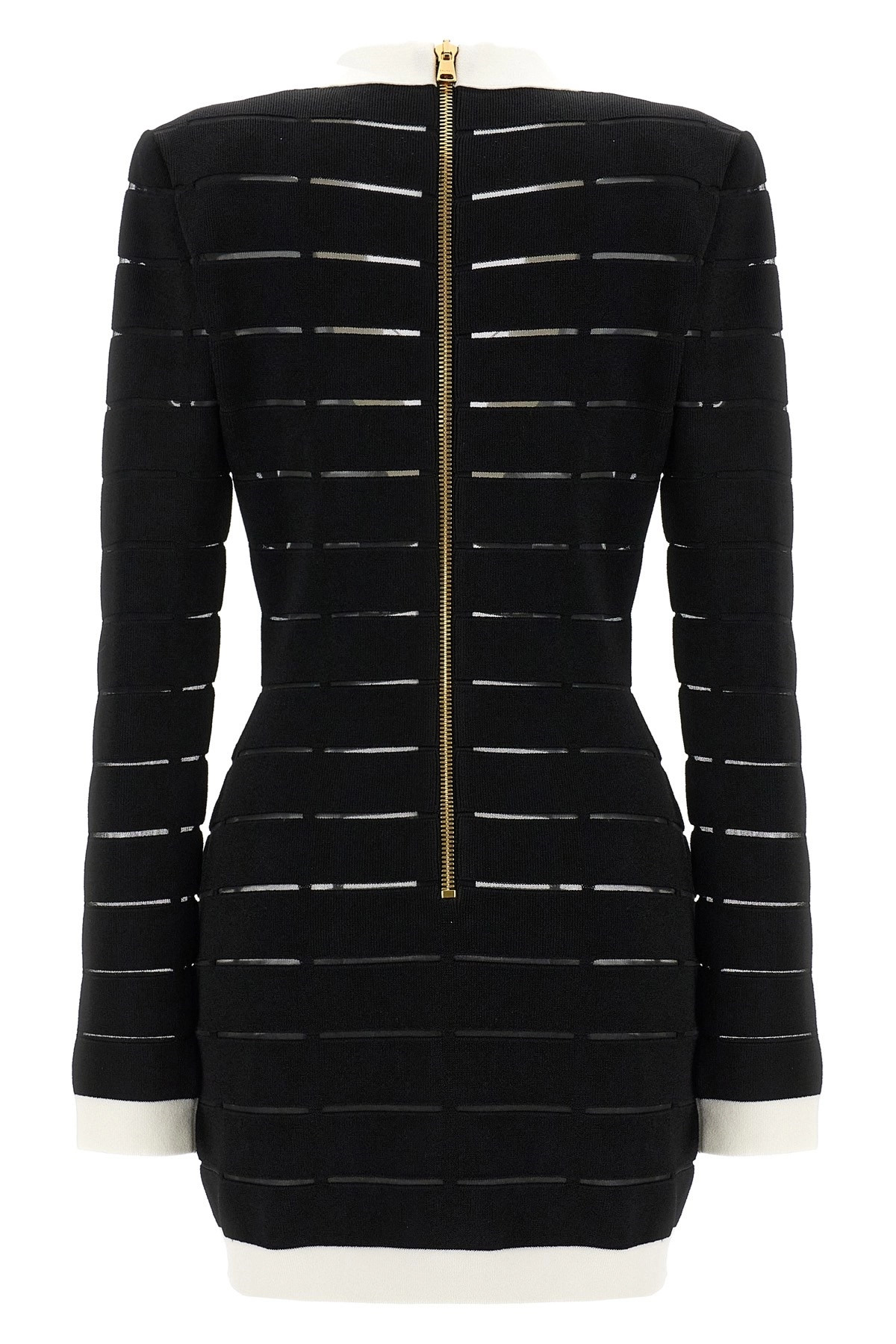 Two-tone knit dress - 3