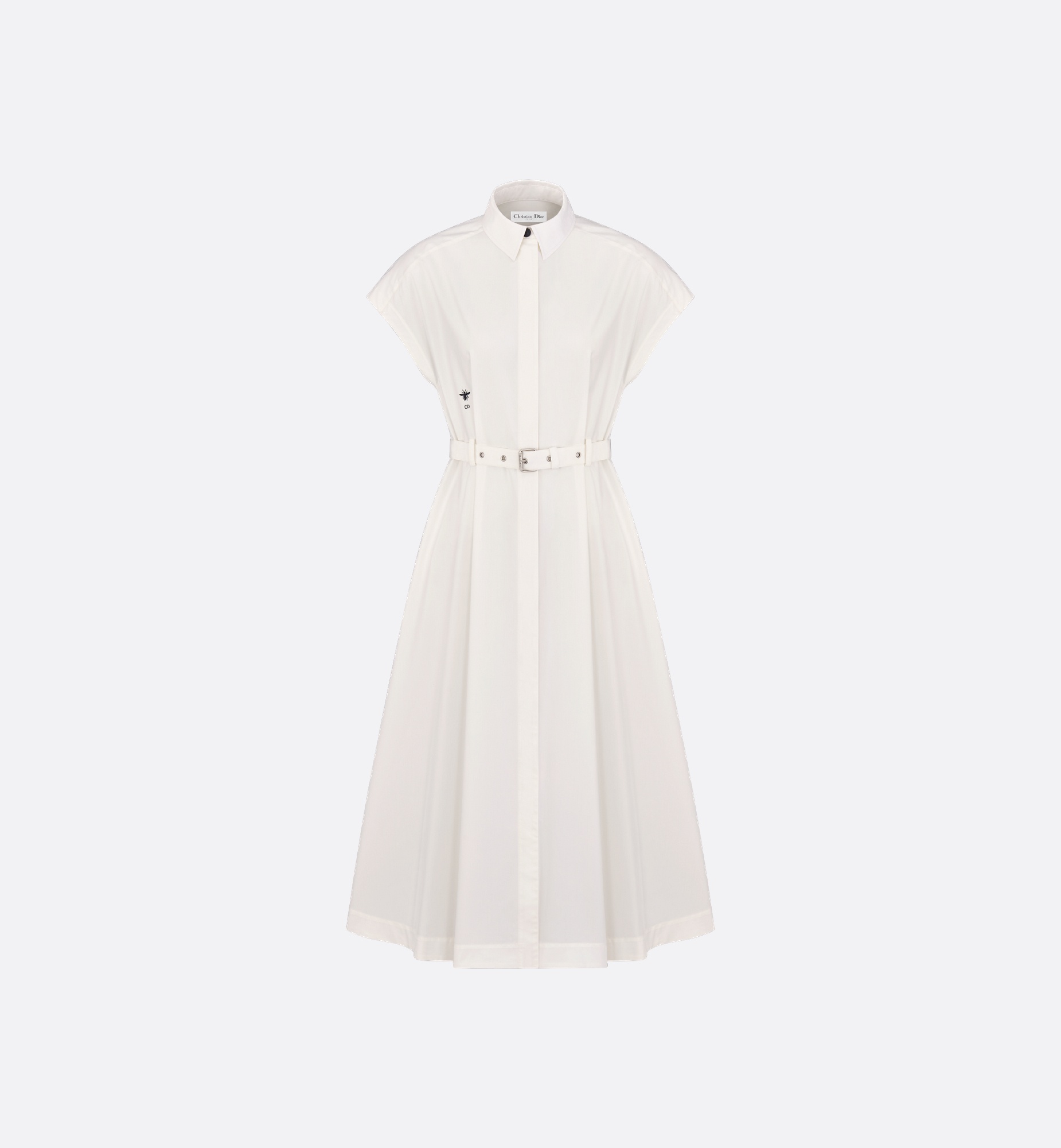 Dior MISS DIOR BELTED SHIRTDRESS ディオールの期間限定割引 Dior Mid-Length Belted Shirtdress | REVERSIBLE