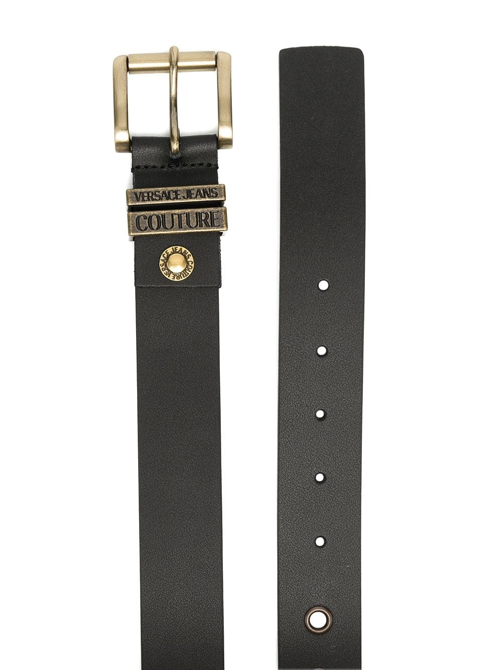 leather buckle belt - 2