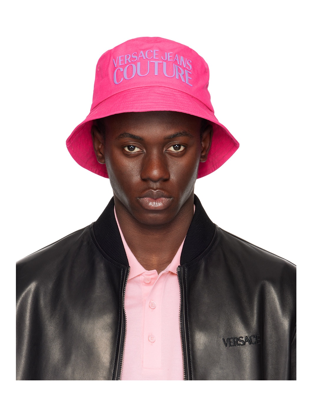 Pink Logo Bucket Hat - 1