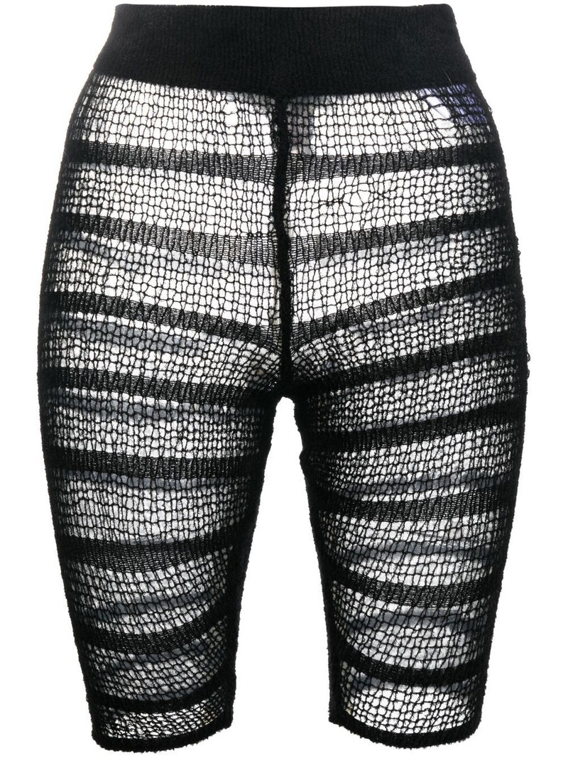 open knit cycling shorts 1