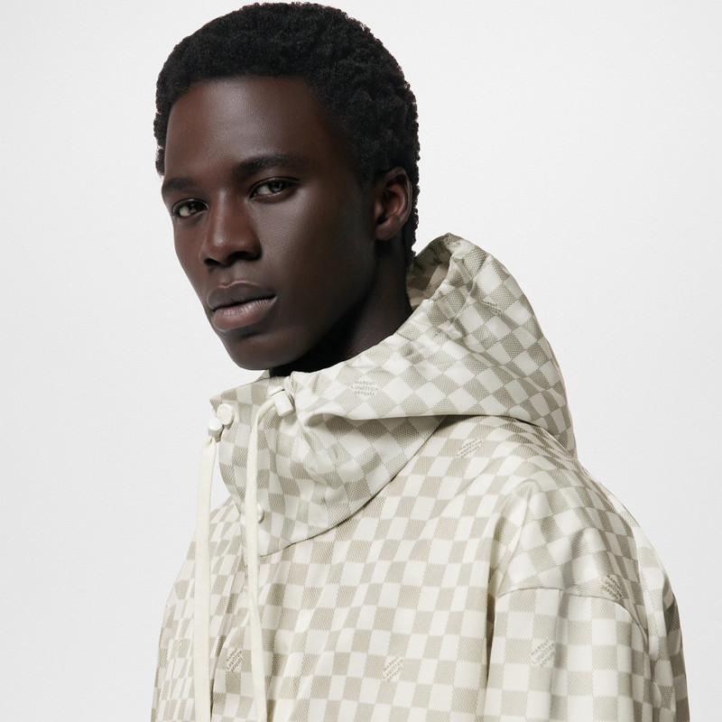 Printed Damier Nylon Parka 2